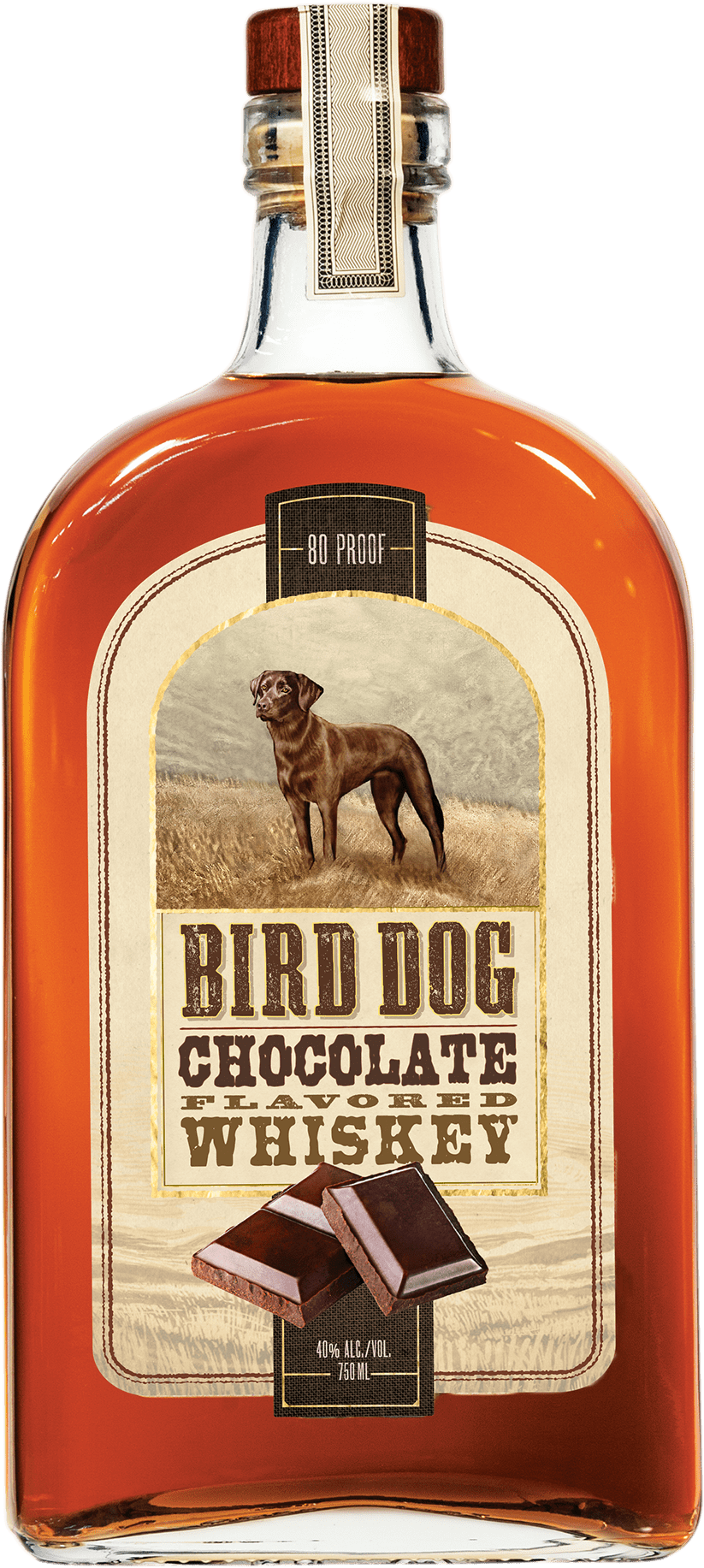 Bottle of Bird Dog Chocolate Whiskey