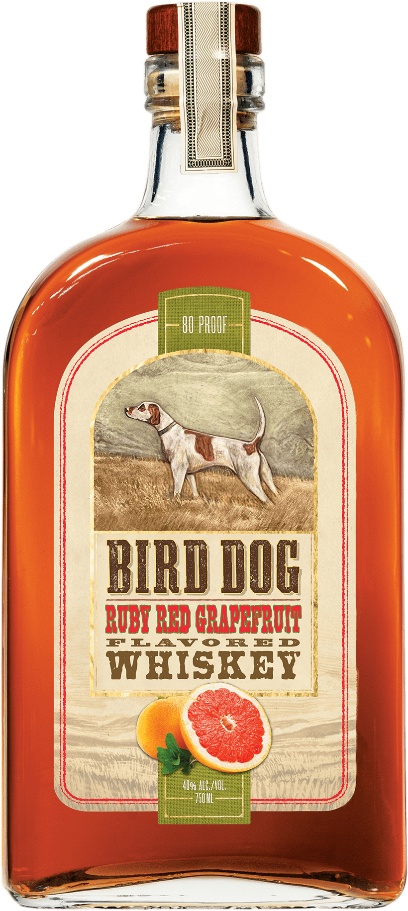 Bottle of Bird Dog Grapefruit Whiskey