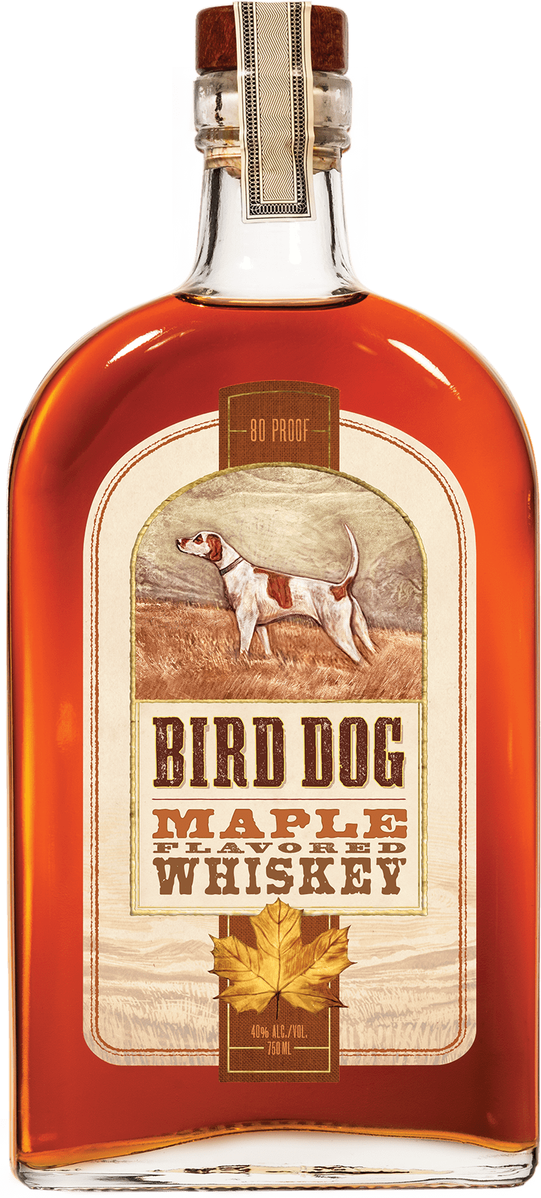 Bottle of Bird Dog Maple Whiskey